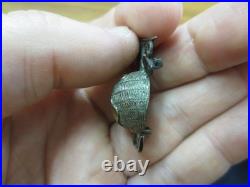 1/20 10K on Sterling 1920s USMC Hat Badge By H&H (missing pin & wire)