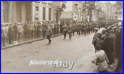 (10) Stahlhelm Rally Marktplatz Rheydt Mönchengladbach Ger. Rppc Photo Postcards