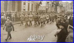 (10) Stahlhelm Rally Marktplatz Rheydt Mönchengladbach Ger. Rppc Photo Postcards