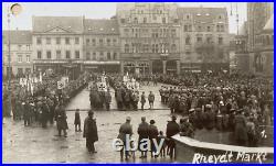 (10) Stahlhelm Rally Marktplatz Rheydt Mönchengladbach Ger. Rppc Photo Postcards