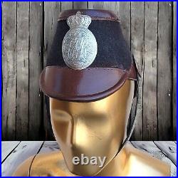 100% Genuine Leather German Police Shako WW2 Helmet Collectible costume Gift
