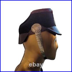 100% Genuine Leather German Police Shako WW2 Helmet Collectible costume Gift