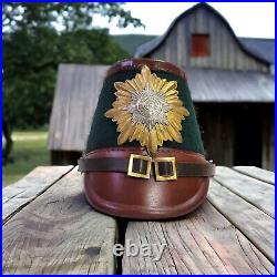 100% Genuine Leather German Police Shako WW2 Helmet Costume Gift