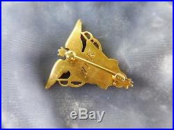 14k Gold Us Naval Academy Sweetheart Pin Dated 1921.185 Troy Oz
