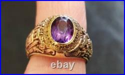 14k Yellow Gold United States Naval Academy Class Of 1925 Ring Lieut. C. F. Miller