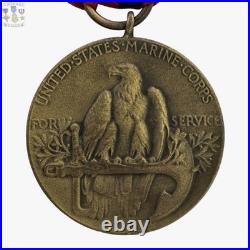 #1618 U. S. Marine Corps 1916 Dominican Campaign Medal Numbered Joseph Meyer