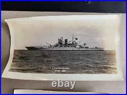 18 Photographs USN Battleship USS Mississippi Standing By Off Havana Cuba 1933