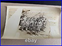 18 Photographs USN Battleship USS Mississippi Standing By Off Havana Cuba 1933