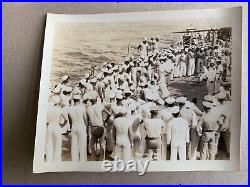 18 Photographs USN Battleship USS Mississippi Standing By Off Havana Cuba 1933