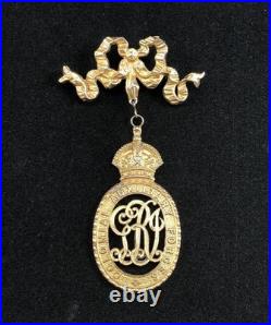 1910 British Colonial Auxiliary Forces Sterling Silver Medal 71st Regiment