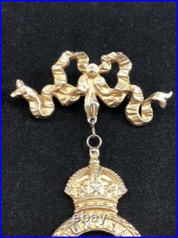 1910 British Colonial Auxiliary Forces Sterling Silver Medal 71st Regiment