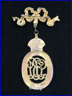 1910 British Colonial Auxiliary Forces Sterling Silver Medal 71st Regiment