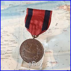 1912 U. S. Navy Nicaraguan Campaign Medal Split Wrap Brooch 1930's Bb&b