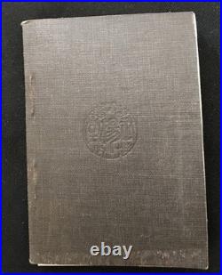 1918 Imperial Japanese Army Regulations Manual with Foldout & Signed Artilleryman