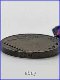 1919-1920 USMC Haitian Campaign Medal Numbered 2560 GySgt Gandy