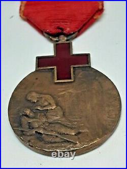 1919-39 Poland Red Cross Medal Zasludze Polskiego Towarzystwa Czerwonego Krzyza