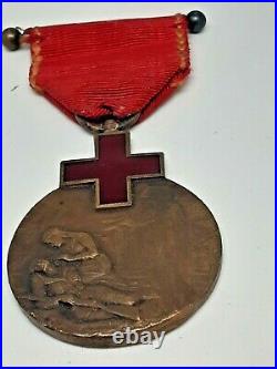 1919-39 Poland Red Cross Medal Zasludze Polskiego Towarzystwa Czerwonego Krzyza