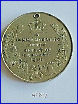 1919 China Hong Kong Peace Medal For Defeat Of Germany In World War I