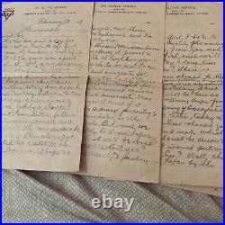 1919 Letter American Expeditionary Force Stationary Army National Guard Football