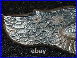 1920 30's USAAC Army Air Corps Airship Balloon Pilot Badge Wings Sterling 3