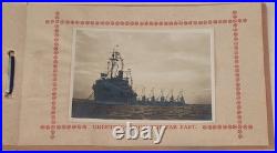 1920-30s U. S. Asiatic Fleet Crew Christmas Card U. S. S. Canopus with orig. Photo