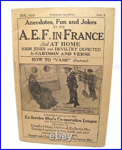1920 American Expeditionary Force AEF France Home Cartoons Texas Jack Lingwood