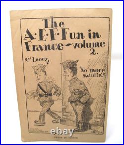 1920 American Expeditionary Force AEF France Home Cartoons Texas Jack Lingwood