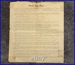 1920 U. S. Army School Contest Brochure WWI Era Recruiting Ephemera, Rare