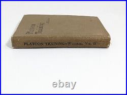 1920 US Army Platoon Training Volume 2 Book