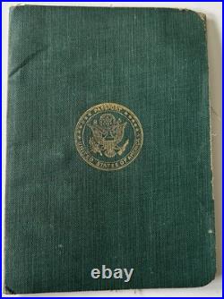 1920 US Passport Folder Gen Harrison K Bird NY National Guard Wall Street Elite