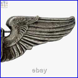 1920's Interwar Army Air Corps Pilot Wings Badge Insignia 3 Sterling C Catch