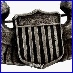 1920's Interwar Army Air Corps Pilot Wings Badge Insignia 3 Sterling C Catch