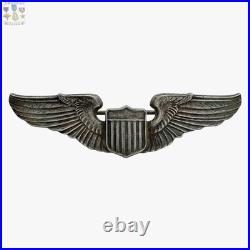 1920's Interwar U. S. Army Air Corps Pilot Wings Badge Insignia 3 Sterling