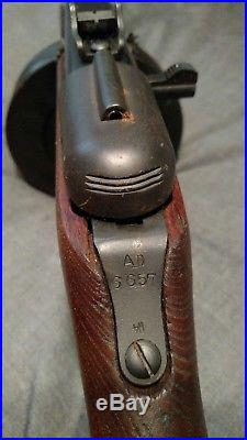 1920's THOMPSON TOMMY GUN SUB-MACHINE GUN BLANK FIRING movie prop REPLICA