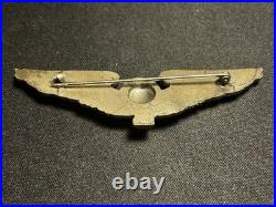1920's US Army Air Service Aeronaut Balloon Pilot Wings W. LINK CO