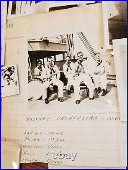1920's US Navy Ephemera Photo & Ephemera Collection USS Whitney USS Concord LOOK