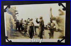 1920's US Sailor's Photo Album 109 Real Photo PC's Panama Canal, Hawaii, Ships