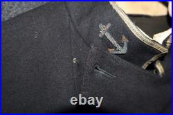 1920's USN Navy Midshipman Cadet Uniform Coatee Dress Parade Captain LR SAUER