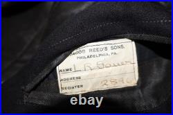 1920's USN Navy Midshipman Cadet Uniform Coatee Dress Parade Captain LR SAUER