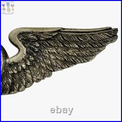 1920's Us Army Air Service Aeronaut Balloon Pilot Wings 3-3/16 Size W. Link Co
