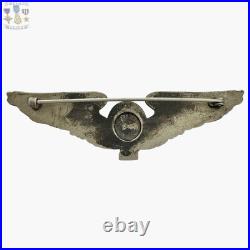 1920's Us Army Air Service Aeronaut Balloon Pilot Wings 3-3/16 Size W. Link Co