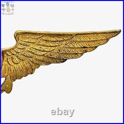 1920's Us Navy Aviator Wings 2-3/4 Size Pilot Badge Meyer Metal Shield