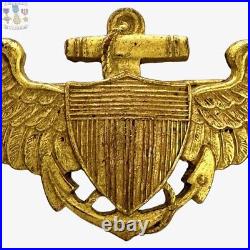 1920's Us Navy & Marine Corps Aviator Wings Insignia 2-3/4 Size Pilot Badge #21