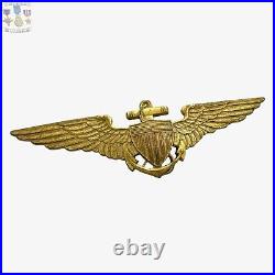 1920's Us Navy & Marine Corps Aviator Wings Insignia 2-3/4 Size Pilot Badge #21