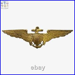 1920's Us Navy & Marine Corps Aviator Wings Insignia 2-3/4 Size Pilot Badge #22