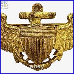 1920's Us Navy & Marine Corps Aviator Wings Insignia 2-3/4 Size Pilot Badge #22