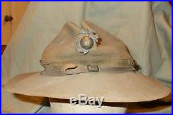 1920's to early WW2 USMC Old Breed Champaign Hat