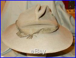 1920's to early WW2 USMC Old Breed Champaign Hat
