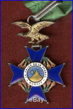 1920s-30s Bolivian Order of the Condor of the Andes Grand Officer Neck Badge