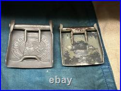 1920s 30s German Weimar Republic Reichswehr 2 piece SMALL 3/4 Belt Buckle EM/NCO